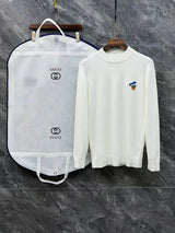 Gucci Sweater Cartoon Duck Logo LOGO 3D Half Turtleneck Sweater Long Sleeve Thickened Lazy Style OS Loose Fit Unisex Knit Top Jacket Versatile Casual Wearable Inside and Outside