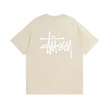 Stussy T-shirt Short Sleeve T T-shirt Flower Crown Love Casual Loose American Couple Wear-CY