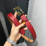 FENDI Belt Top version 2019New Women's Leather Calfskin Belt Versatile Monster Women's Wild Casual Belt3.0cm