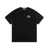 PRADA T-shirt Chest Letter Crown Small Embroidery logo round Neck Short Sleeve25ss New Pure Cotton Unisex Style T T-shirt OS Loose Fit Base Shirt Top Half Sleeve T-Shirt