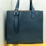 LOEWE Backpack Top version 【Surrogate Shopping Edition】BuckleTote Men's Tote Bag Office Worker Commuter Bag Computer Bag Handbag Loewe Men's Bag Business Briefcase Men's Handbag