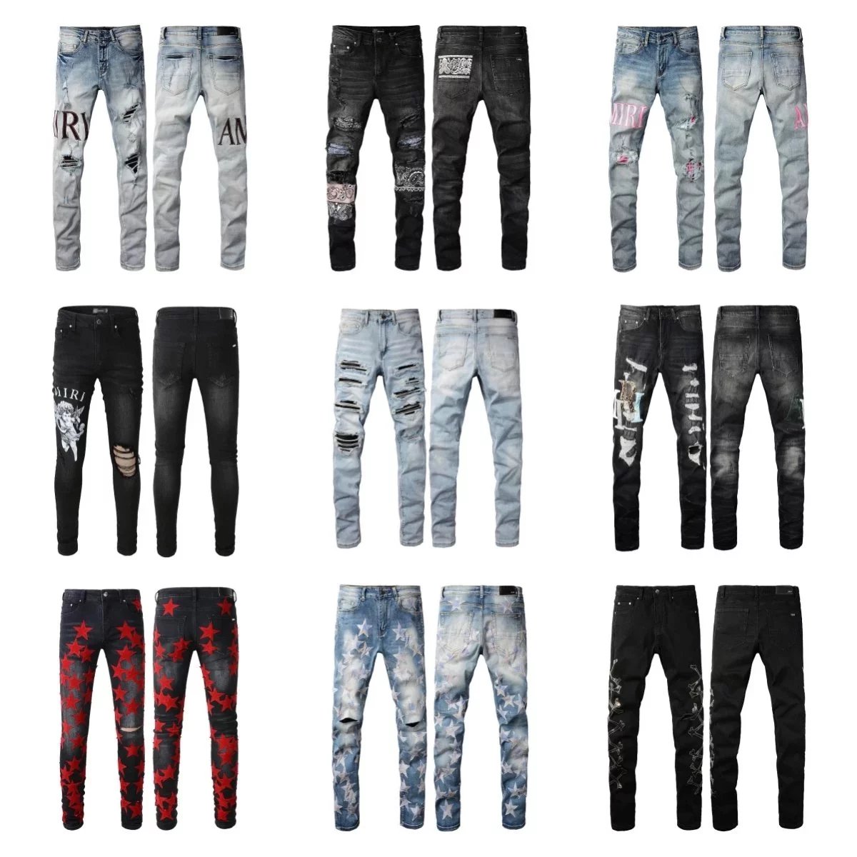 Amiri Jeans High Street Fashion Jeans hot-005ph-CY