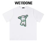 We11done T-shirt Top Spring and Summer New Large Letter Bullet Screen LOGO Simple Short Sleeve T T-shirt Loose Fashion Brand