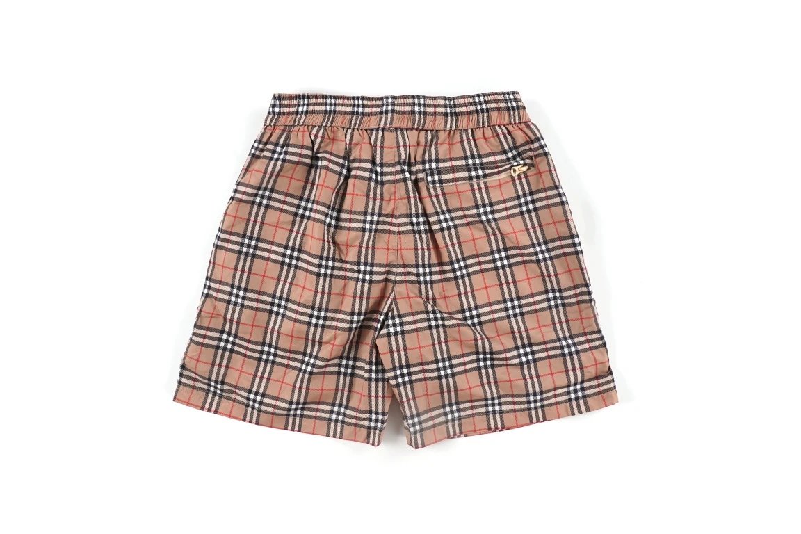 Burberry Shorts Allover Plaid Print logo Beach Shorts25ss New Five-Point Pants os Loose Quick-Dry Unisex Casual Trendy Brand Big Shorts5Pants