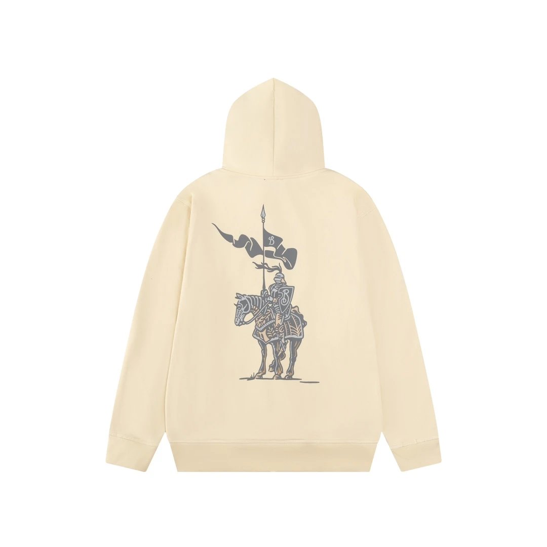 Burberry Hoodie Hooded Sweatshirt Jacket Top Unisex Sports Casual OS Loose fit versatile style