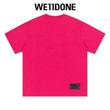 We11done T-shirt Top Spring and Summer New Large Letter Bullet Screen LOGO Simple Short Sleeve T T-shirt Loose Fashion Brand