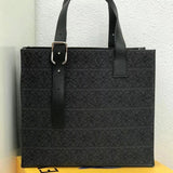 LOEWE Backpack Top version 【Surrogate Shopping Edition】BuckleTote Men's Tote Bag Office Worker Commuter Bag Computer Bag Handbag Loewe Men's Bag Business Briefcase Men's Handbag