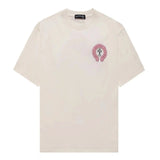 Chrome Hearts T-shirt Classic Style Horseshoe Velvet Print logo round Neck Short Sleeve25ss New Pure Cotton Unisex Style T T-shirt OS Loose Fit Base Shirt Short Sleeve Top T-Shirt
