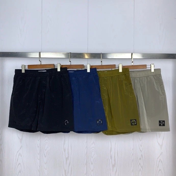 Stone Island Overalls Supply Summer New Metal Nylon Compass Small Icon Sports Casual Quick-Drying Shorts Loose Cropped Pants