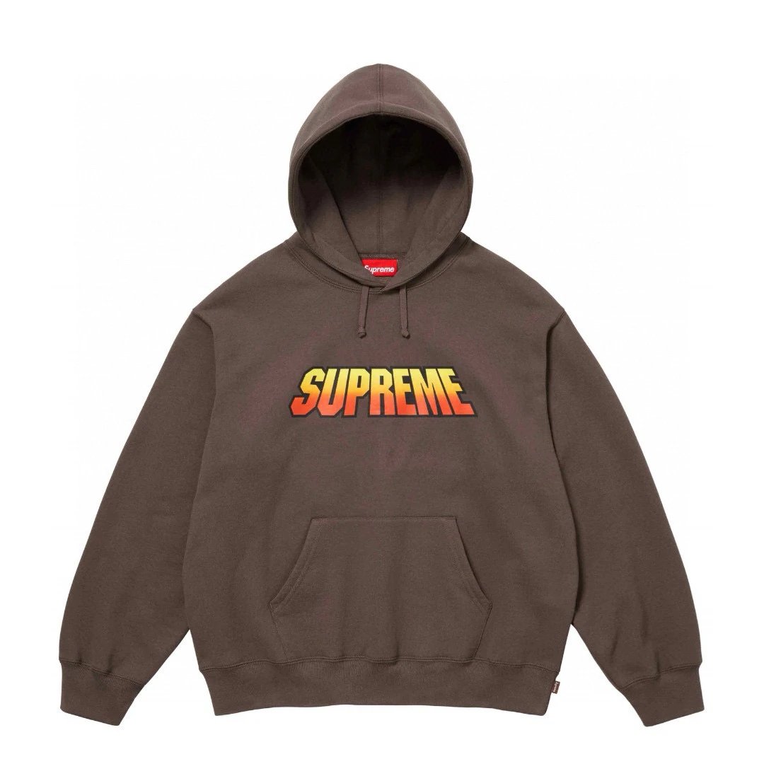 Supreme Hoodie Top Version Counter Same Style Heavy New Casual Hooded Sweater Versatile Loose Hoodie Trendy Pure Cotton