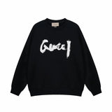 Gucci Hoodie Collaboration Edition Print logo Round Neck Sweatshirt Long Sleeve Base Shirt Jacket Top Fashion Unisex Sports Casual Loose Fit Versatile Autumn Winter New Arrival