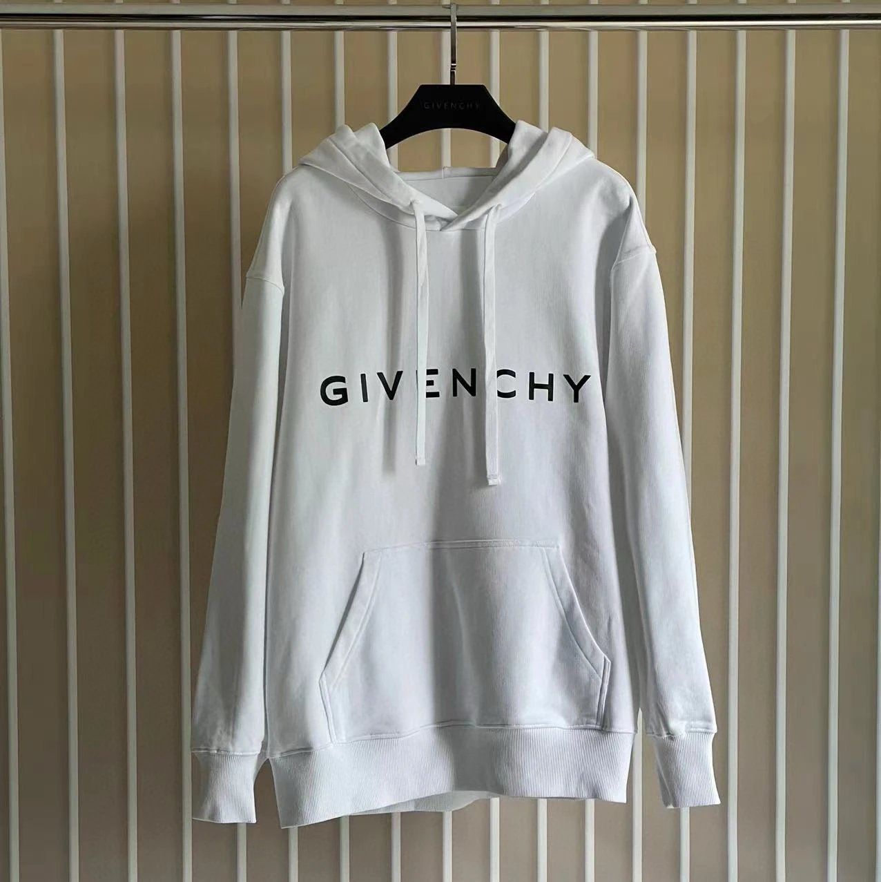 Givenchy Hoodie Top Version Counter Same Style round Neck Pullover Hooded Sweater Top Men and Women Same Style Autumn and Winter Leisure