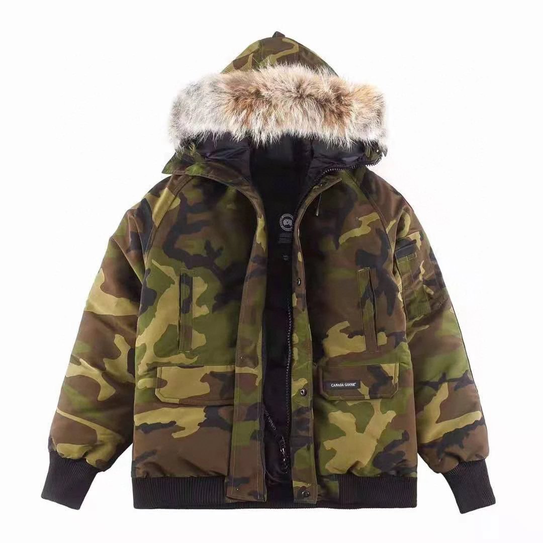 Canada Goose Down Jacket Top Version01Couple Wear Thickened Warm Ski Men's and Women's down Jacket Jacket Flight Jacket