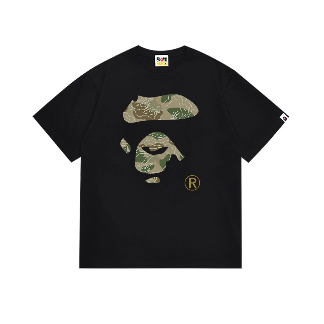 Bape T-shirt Fashion Brand Simple Fashion All-Matching T T-shirt DD