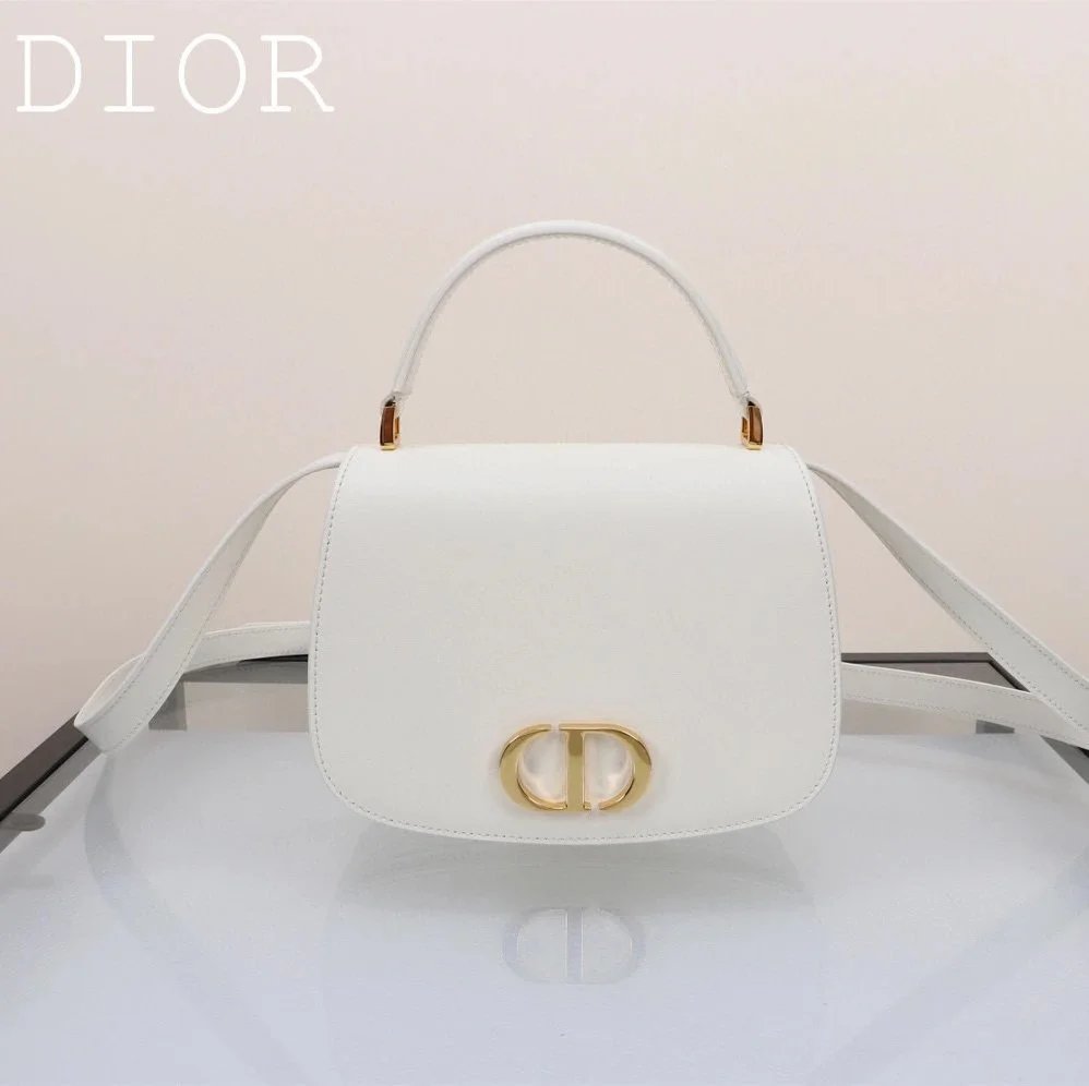 Dior Women's Bag Top version 【Treasure Item】24New30MontaigneAvenue Series Montian Cowhide Handbag Shoulder Messenger Bag Women's Bag