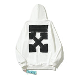 OFF-White Hoodie Cotton Terry Pullover Hoodie Loose Sweater-CY