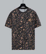 Louis Vuitton LV T-shirt Full Body Direct Spray Painting Letter Pattern Print logo round Neck Short Sleeve25ss New pure cotton T Unisex T-Shirt OS Loose Fit Base Shirt Top Half Sleeve T-Shirt