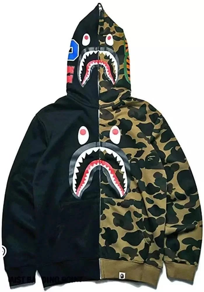 Bape Hoodie Trendy Fashion Sweater Coat