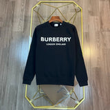 Burberry Hoodie 2024Classic Crew Neck Printed Letter Sweatshirt London Limited Edition Casual Loose Versatile Pullover Base Shirt Slim Fit Inner Layer Unisex