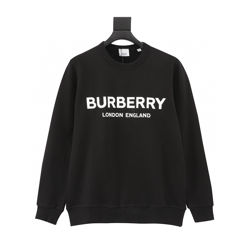 Burberry Hoodie Classic Slogan Printed Crew Neck Sweatshirt Same Style for Men and Women