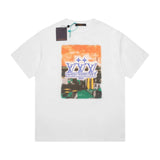 Louis Vuitton LV T-shirt Dusk Rooftop Rhinestone Embroidery logo round Neck Short Sleeve25ss New pure cotton T Unisex T-Shirt OS Loose Fit Base Shirt Top Half Sleeve T-Shirt