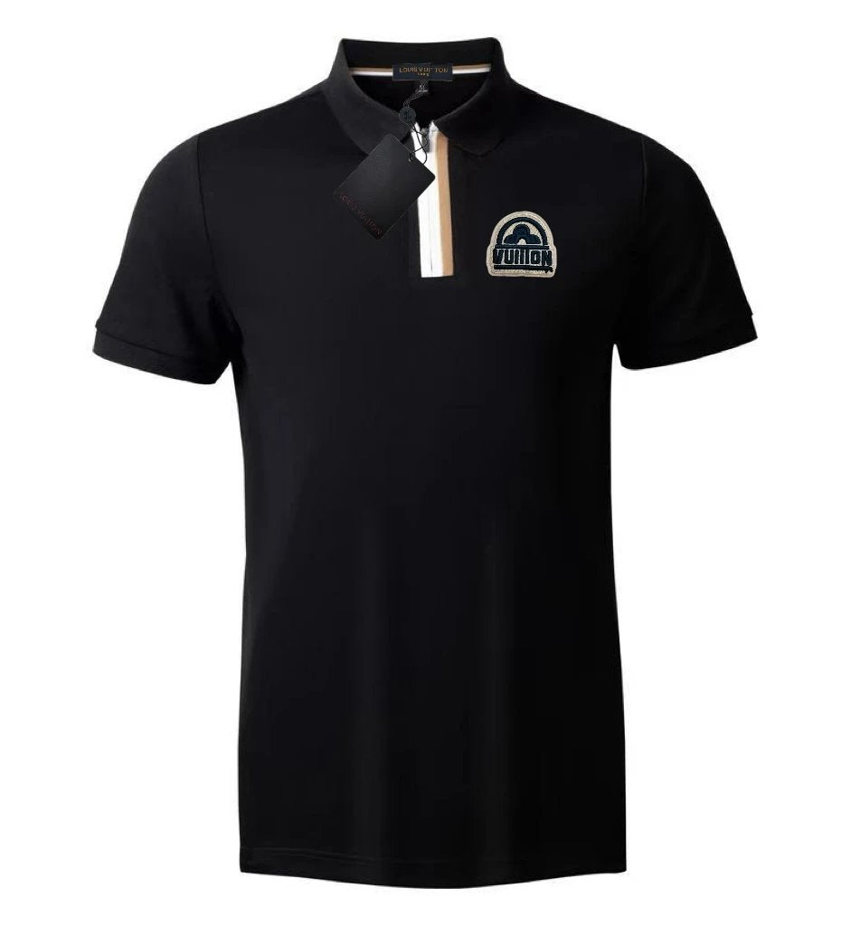 Louis Vuitton LV T-shirt Chest Letter Pattern Print logoPOLO Short Sleeve Turn-down Collar Shirt Unisex Summer Loose Fit T Business Commuter Short Sleeve Shirt Plus Size