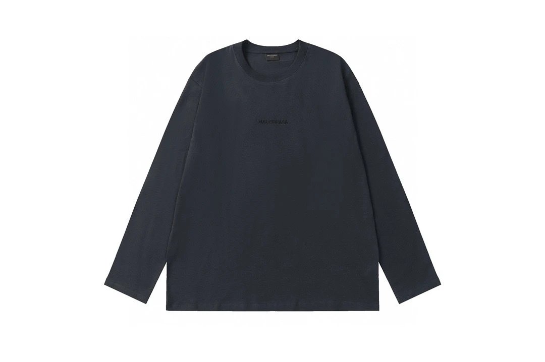 Balenciaga Hoodie Classic Letter Embroidery Crewneck Sweatshirt Long Sleeve Base Shirt Outerwear Trendy Unisex Sports Casual Loose Fit Versatile Autumn Winter New Arrival