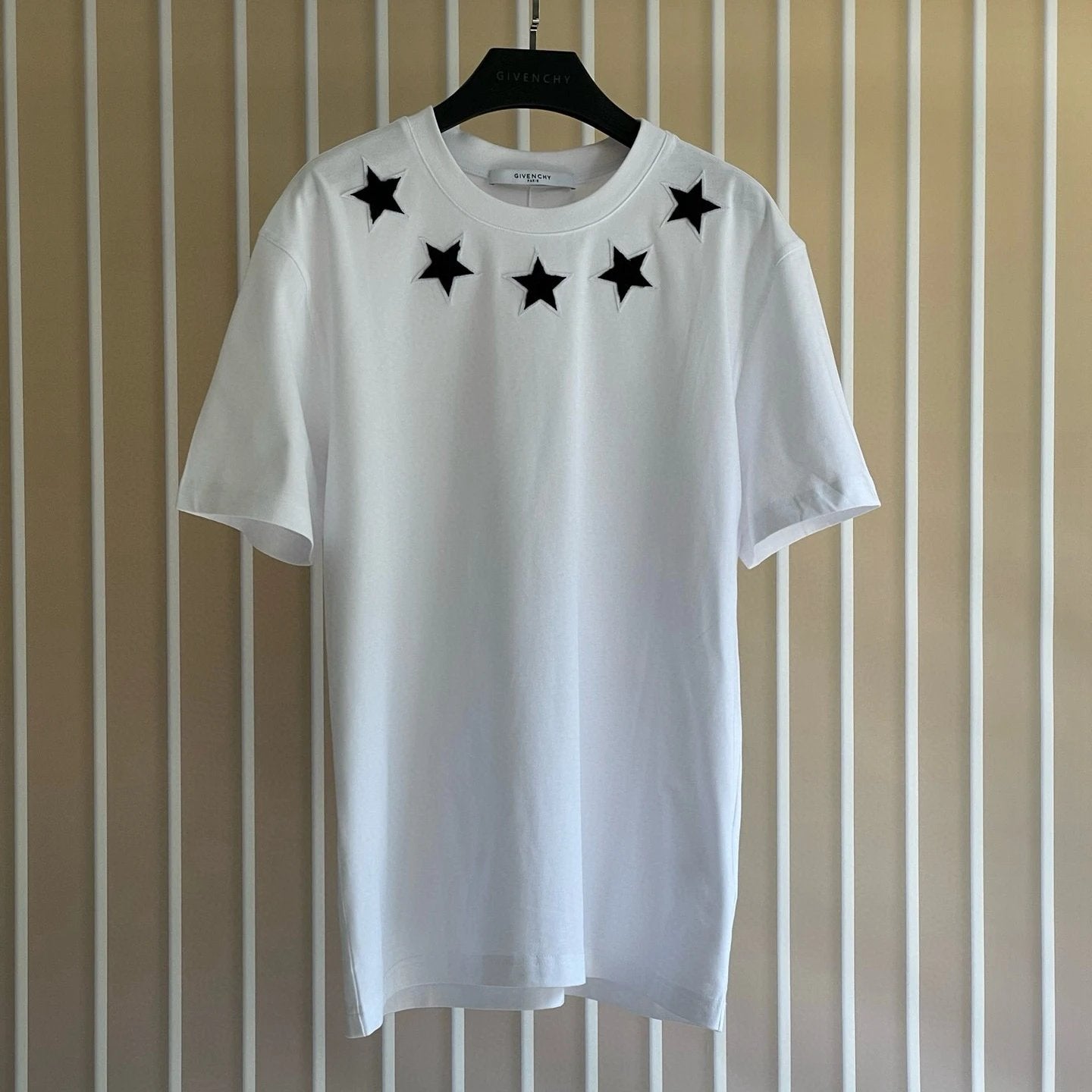 Givenchy T-shirt Top Version Counter Same Collection1Cotton Short Sleeve T T-shirt Men's and Women's Loose Bottoming Shirt2024New Summer