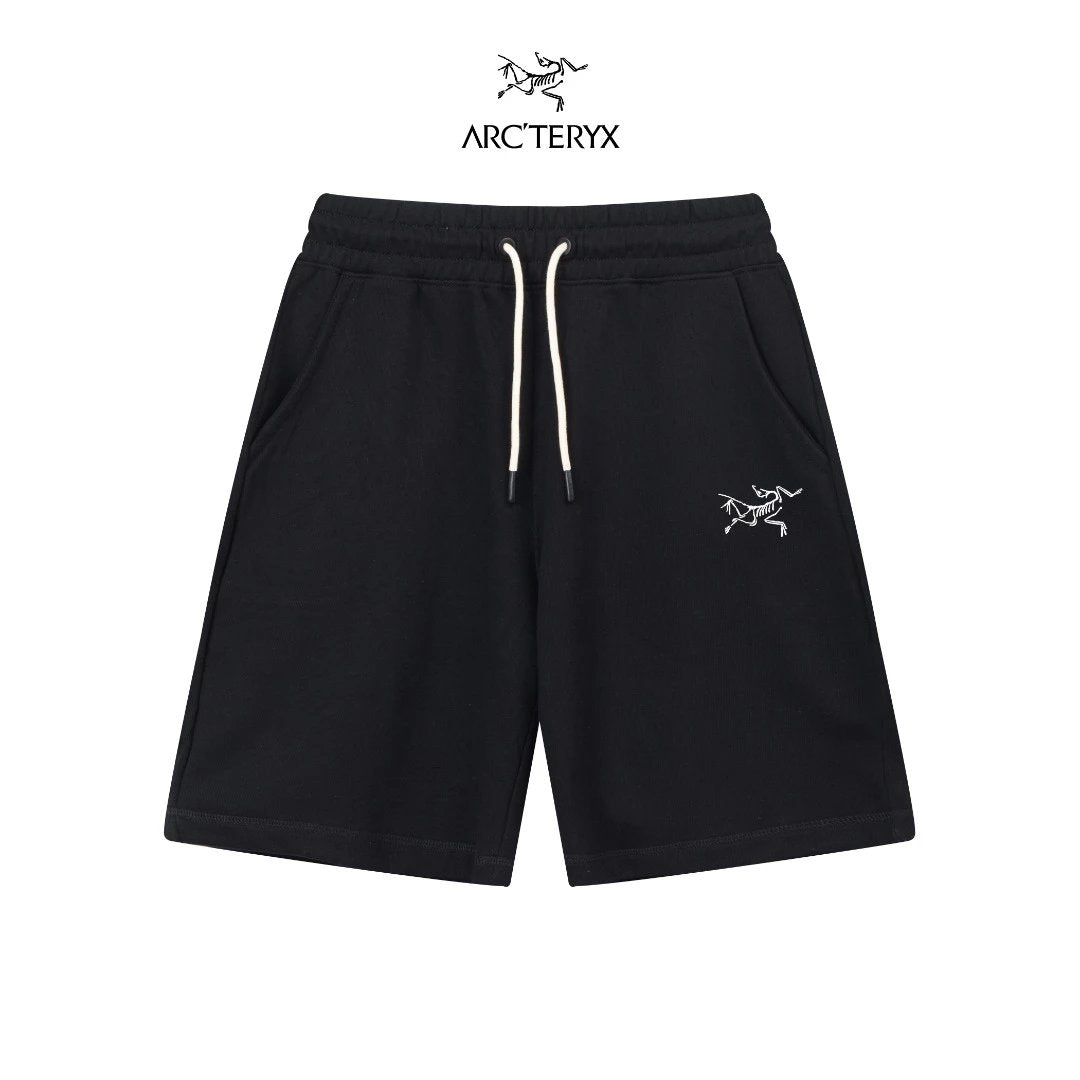Arc'teryx Shorts Letter Printing logo Five-point Shorts25ss New Drawstring Casual Summer Pants5Two-in-One Casual Sweatpants for Men and Women, Pure Cotton Joggers
