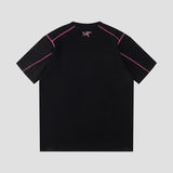 Arc'teryx T-shirt Chest Bird Lettering Embroidered Patchwork Print logo round Neck Short Sleeve25ss New Pure Cotton Unisex Style T Casual T-Shirt Base Layer Shirt OS Loose Fit Half Sleeve Top Plus Size