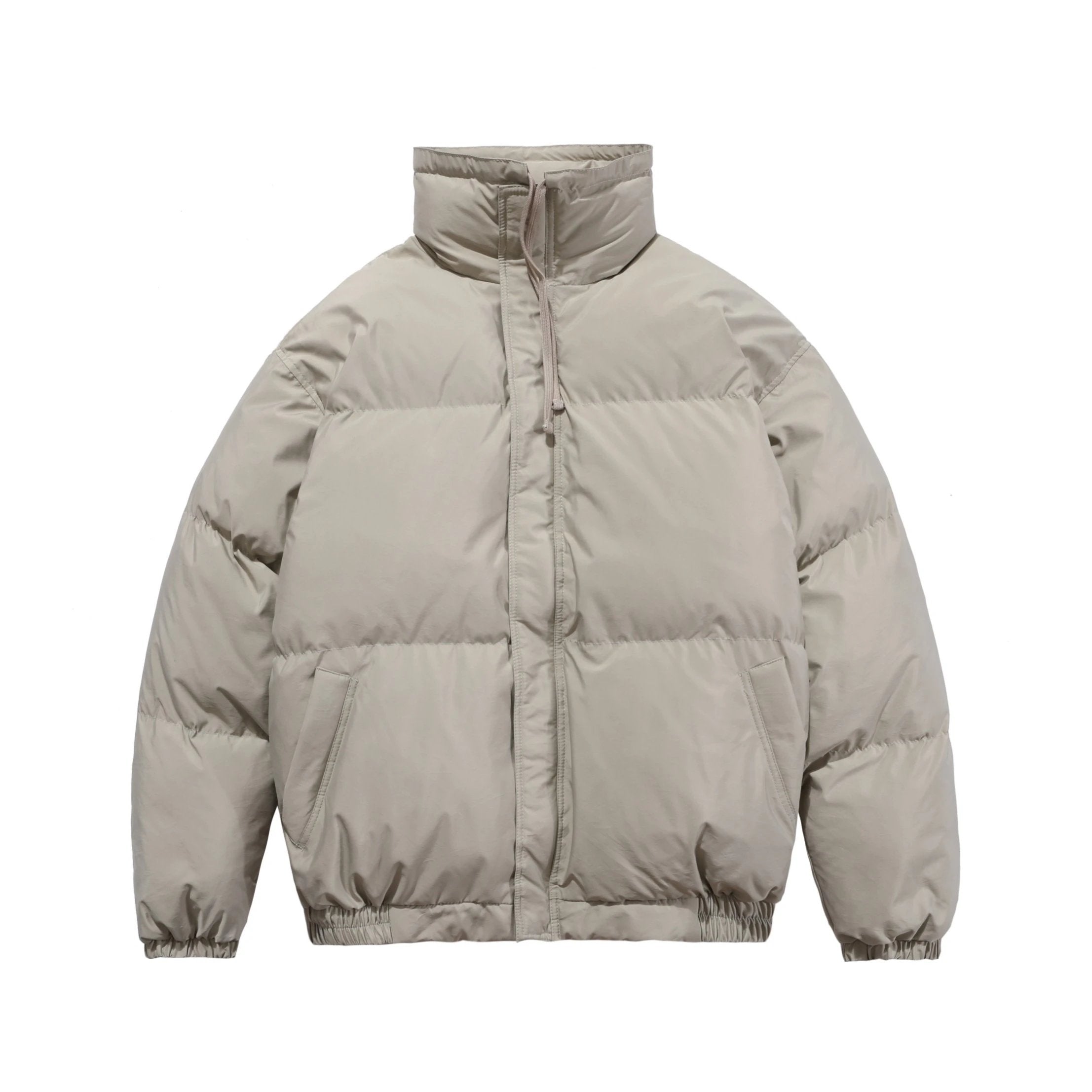 ESSENTIALS Down Jacket Top Version Double Line Warm Quilted Jacket Cotton-Padded Coat Men's and Women's Same Reflective Cotton-Padded Jacket down Cotton