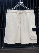 Stone Island Sweatpants Summer New Pocket Armband Basic Casual Look at Men's and Women's Five-Point Shorts Fashion Generation Hair