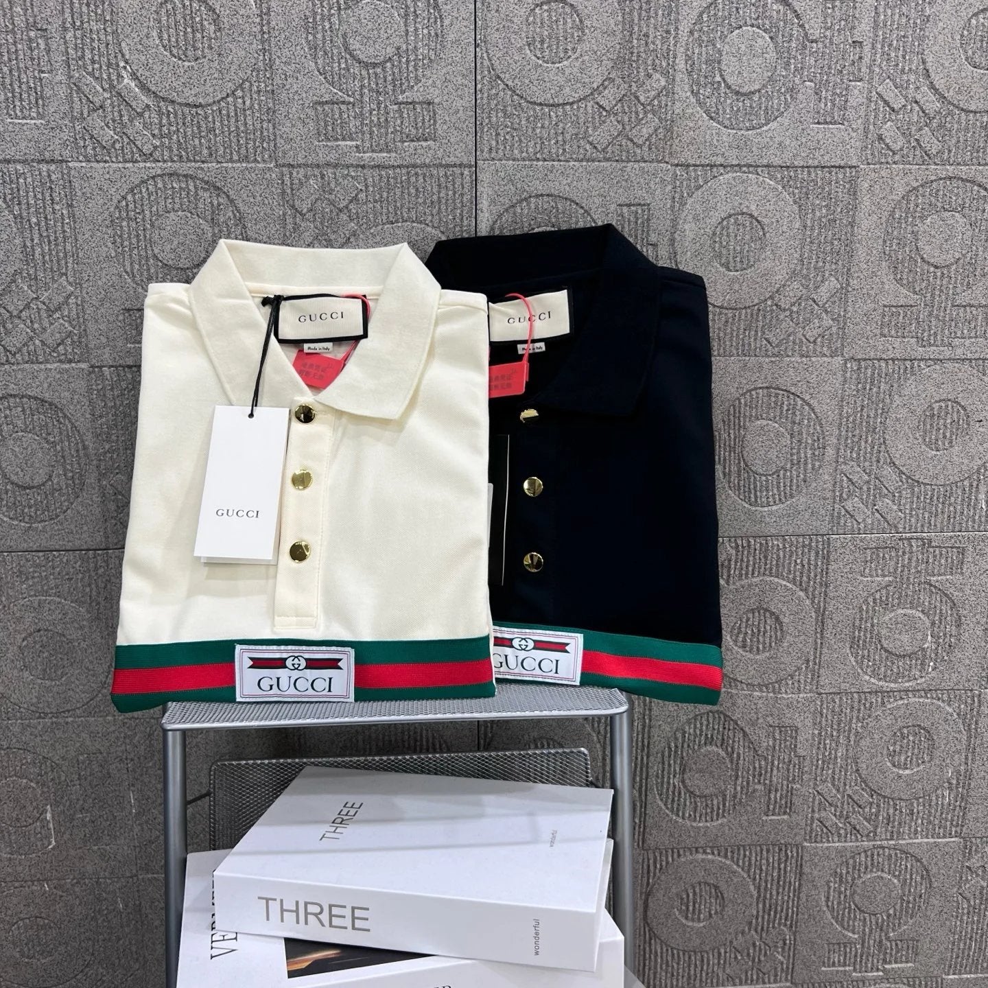 Gucci T-shirt Front Letter logo Embroidery POLO Shirt Lapel Short Sleeve25ss New Unisex Commuter Short Sleeve Summer Loose Fit T Business Shirt Plus Size T-Shirt