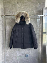 Canada Goose Down Jacket WyndhamJacketWolfFur29