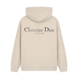 Dior Hoodie Classic Logo Printed Hoodie Casual Loose Fit Versatile Pullover Sweatshirt os Unisex Sports Tracksuit Base Shirt24ss Autumn and Winter New Products