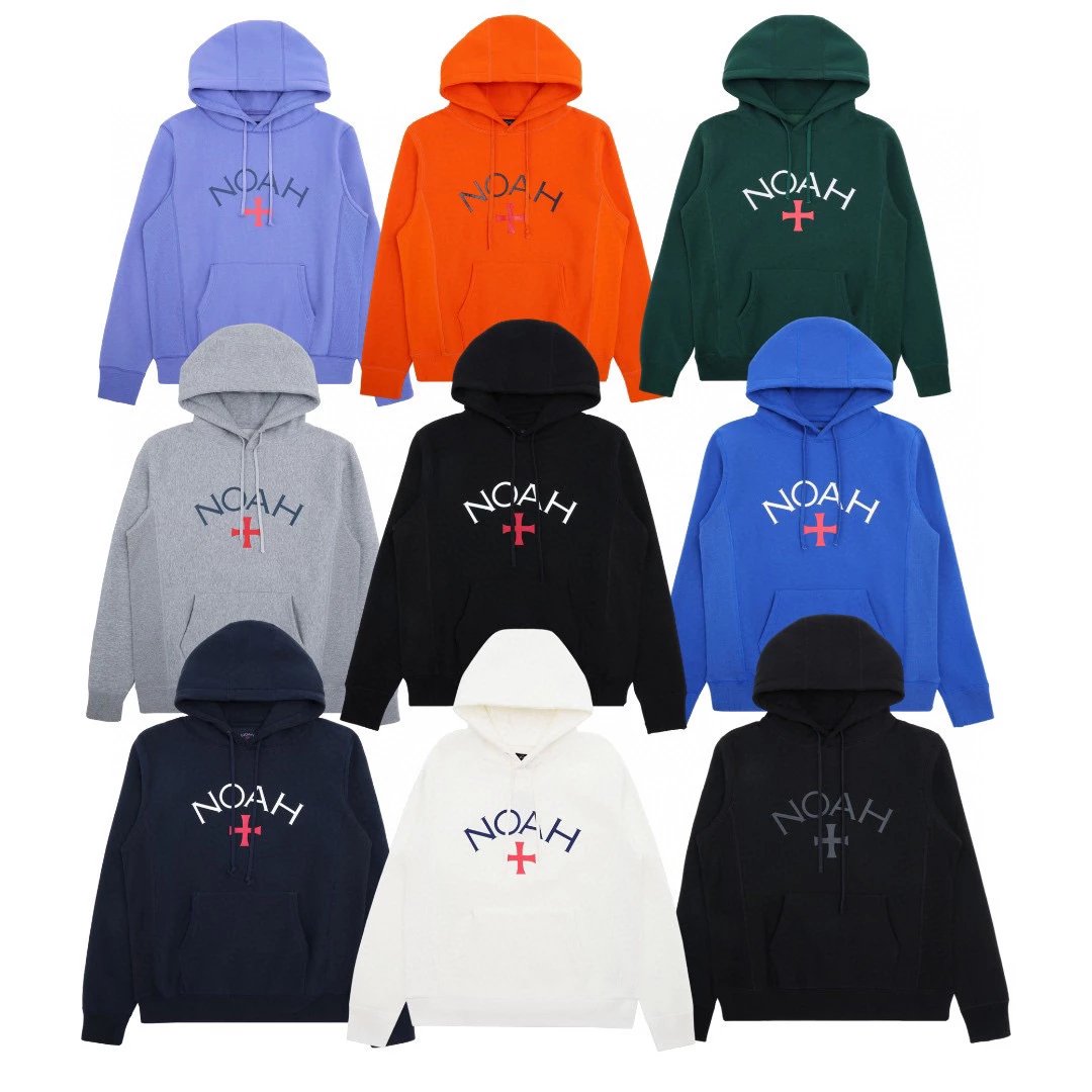 NOAH Hoodie Top Version of the First Generation Cross Expedition Army European and American Fashion Brand Street Leisure Hooded Loose Sweater Men