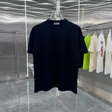 LOEWE T-shirt Chest Brand Pattern Burnt Flower logo round Neck Short Sleeve25ss New Pure Cotton Unisex Style T T-shirt OS Loose Fit Base Shirt Top Half Sleeve T-Shirt