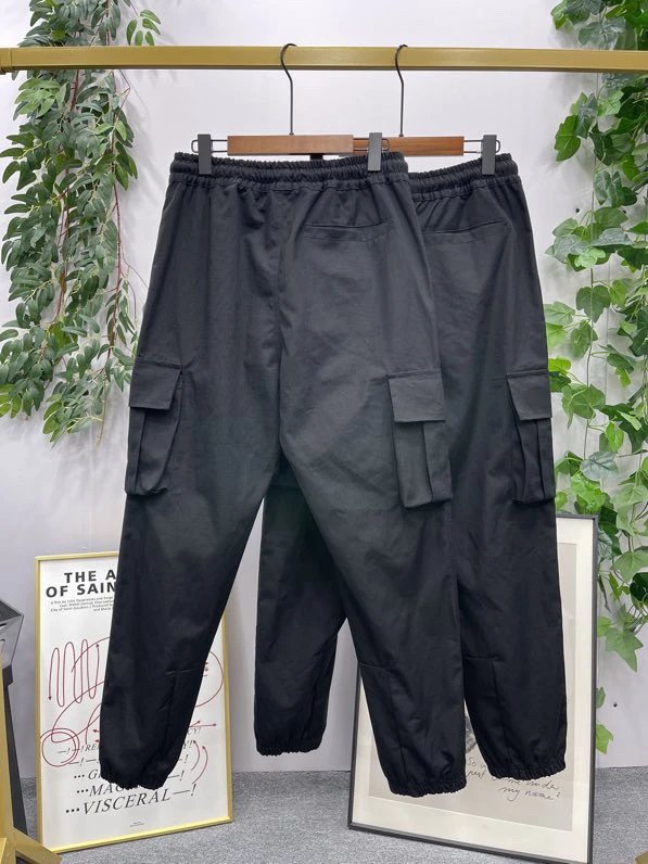 OFF-White Sweatpants Top Version Counter Same Style Pure Cotton Spring and Autumn Pants Men's Casual Sweatpants Loose Track Pants Fashionable Trousers