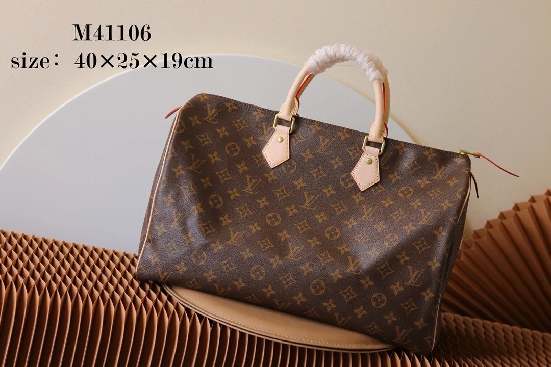 Louis Vuitton LV Women's Bag 【Version】M41112Required S*PEEDY25Presbyopic Pillow Bag M41113speed30Handbag M41112Checkerboard N41367Shoulder Messenger Bag Handbag Shoulder Bag Messenger Bag Women's Bag N42373White Plaid M41106Large Size40