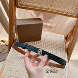 Burberry Belt Top version Original Order2.03.0Belt Women's Universal Smooth Buckle Double-Sided Belt bt Plaid Belt Women's tb Imported Cowhide Pure Original Leather Double-Sided Top Layer Leather b Home Ribbon Skirt Double g Belt g Jiakuqi