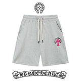 Chrome Hearts Shorts Printing logo Five-point Shorts25ss New Drawstring Casual Summer Pants American Style5Two-in-One Casual Sweatpants for Men and Women, Pure Cotton Joggers