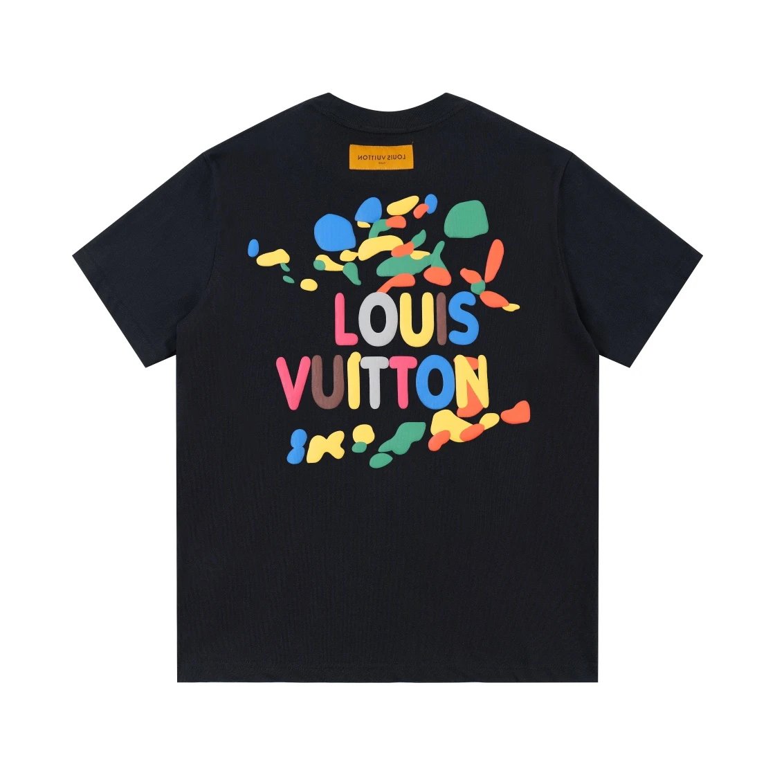 Louis Vuitton LV T-shirt Back foam in multiple colors logo round Neck Short Sleeve25ss New pure cotton T Unisex T-Shirt OS Loose Fit Base Shirt Top Half Sleeve T-Shirt