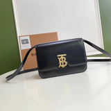 Burberry Women's Bag Top version 【Surrogate Shopping Edition】New TBBag Twist Lock Bag Square Bag Women's Cow Leather Bag Crossbody Bag Box Camera Bag Stewardess Bag