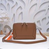 Hermes men's bag Top version Genuine Goods Grade New Classic Men's Fashion Crossbody Bag Men's Casual Shoulder Bag Men's Bag First Layer Cowhide Handbag Khaki Full Leather Black Canvas Handmade Big Bag