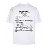 Balenciaga T-shirt Back with English Number Print logo round Neck Short Sleeve25ss New pure cotton T Unisex T-Shirt OS Drop Shoulder Loose Fit Base Shirt Top T-Shirt Short Sleeve