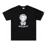 Bape T-shirt Top Version Men's and Women's Same Style Short Sleeve T Summer Fashion T-shirt