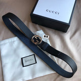 Gucci Belt Top version New Original Single Men's Belt Leather Belt Man Pair g Belt Men's Fashion Casual Original Leather Gujia Belt GG Home Pant Belt Male Gucci Gucci Men's Belt Ferragamo3.5