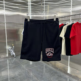 Gucci Shorts Side webbing straps log Letter Embroidered Shorts Five-Point Pants25ss New Drawstring Casual Summer Pants5Two-in-One Casual Sweatpants for Men and Women, Pure Cotton Joggers