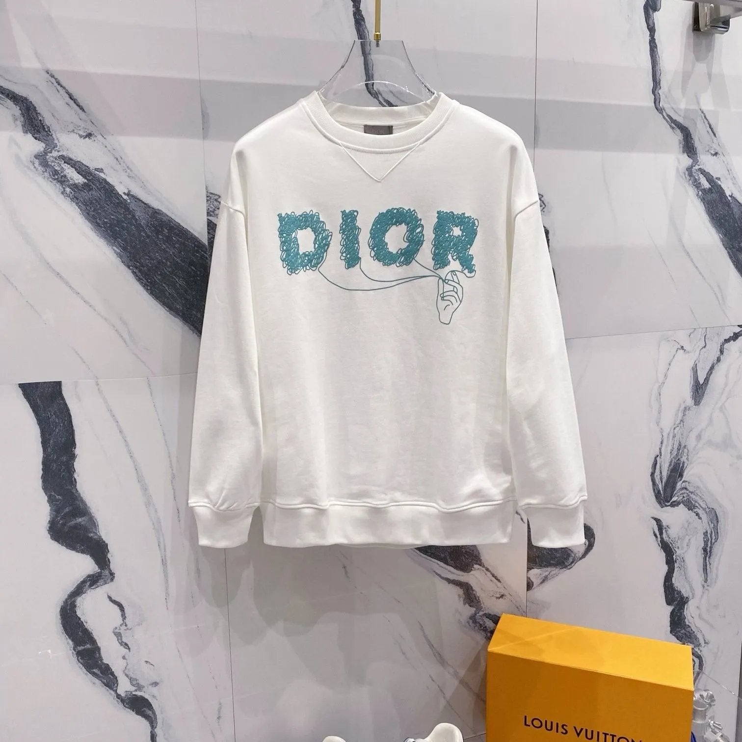 Dior Hoodie `Top`High-Grade Version Fashionable All-Match Hooded Sweater002