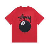 Stussy T-shirt Short Sleeve T T-shirt Flower Crown Love Casual Loose American Couple Wear-CY